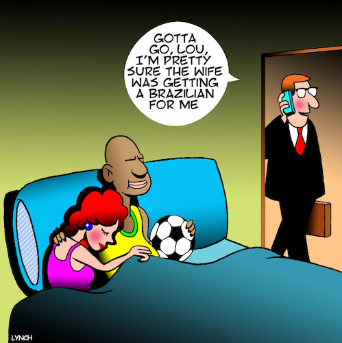 Cartoon: Brazilian (medium) by toons tagged brazilian,wax,breazilian,soccer,player,infidelity,brazilian,wax,breazilian,soccer,player,infidelity