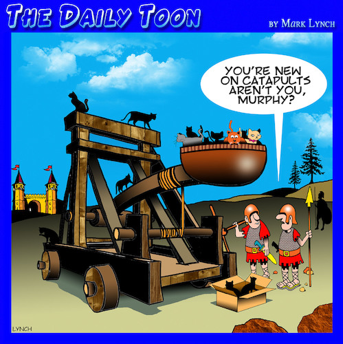 Catapult cartoon