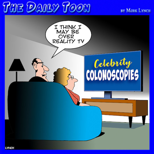 Cartoon: Celebrities (medium) by toons tagged reality,tv,colonoscopy,celebrity,reality,tv,colonoscopy,celebrity