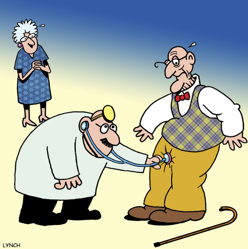 Cartoon: Checking for signs of life (medium) by toons tagged erectile,dysfunction,old,age