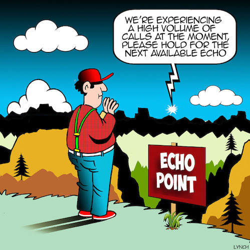 Cartoon: Echo point (medium) by toons tagged staff,shortages,echos,next,available,operator,staff,shortages,echos,next,available,operator