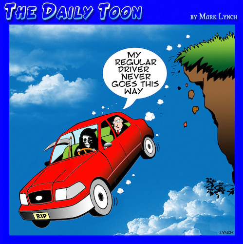 Cartoon: Grim Reaper (medium) by toons tagged limo,driver,uber,taxi,limo,driver,uber,taxi