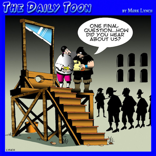 Cartoon: Guillotine (medium) by toons tagged surveys,surveys