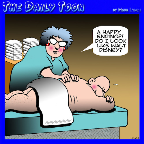 Cartoon: Happy ending (medium) by toons tagged massage,worker,happy,ending,walt,disney,massage,sex,worker,happy,ending,walt,disney