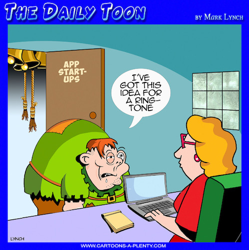 Cartoon: Hunchback of Notre Dame (medium) by toons tagged start,ups,ring,tones,apps,mobile,phones,telephones,bellringer,start,ups,ring,tones,apps,mobile,phones,telephones,bellringer