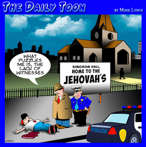 Jehovahs witness von toons | Religion Cartoon | TOONPOOL