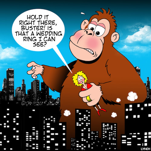 Cartoon: King Kong (medium) by toons tagged king,kong,cheating,husband,animals,apes,gorilla,extra,marital,affair,kidnapping,new,york,king,kong,cheating,husband,animals,apes,gorilla,extra,marital,affair,kidnapping,new,york