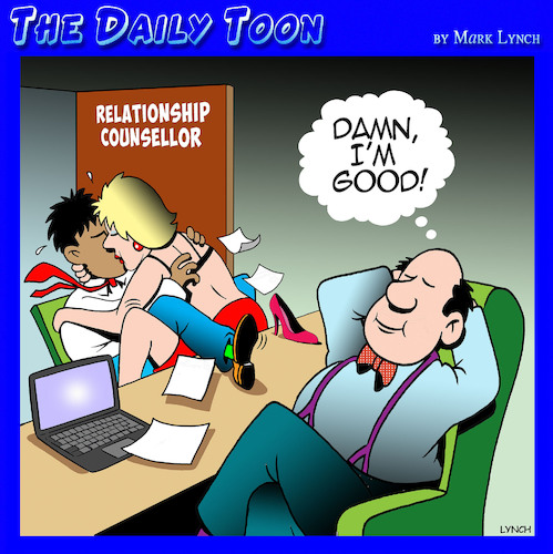 Cartoon: Marriage counselor (medium) by toons tagged marriage,counseling,relationships,marriage,counseling,relationships