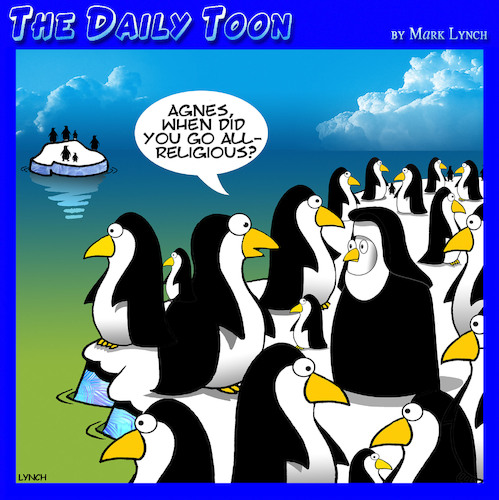 Cartoon: Nuns (medium) by toons tagged penguins,nuns,penguins,nuns