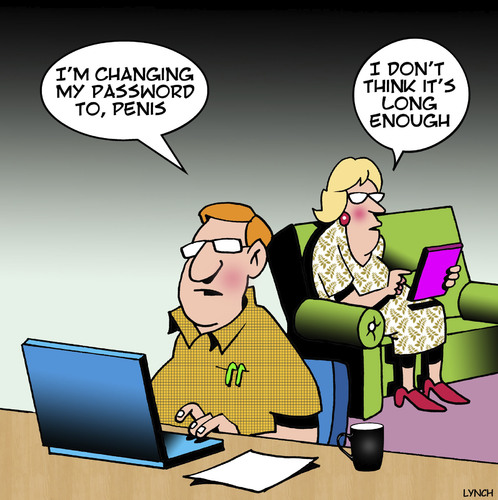 Cartoon: Penis (medium) by toons tagged passwords,username,laptop,length,passwords,username,penis,laptop,length