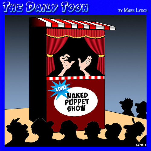 Cartoon: Puppet theater (medium) by toons tagged sells,puppets,live,shows,strip,club,punch,and,judy,sex,sells,puppets,live,shows,strip,club,punch,and,judy