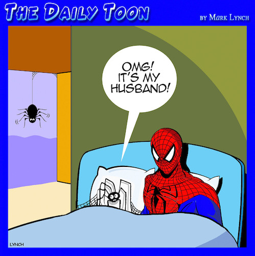 Cartoon: Spiderman (medium) by toons tagged spiders,infidelity,spiderman,extra,marital,affair,spiders,infidelity,spiderman,extra,marital,affair