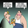 Cartoon: 14 day diet (small) by toons tagged diets,cookies,obesity,delete,overweight,doctor,prescription
