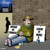 Cartoon: Afraid of change? (small) by toons tagged begging,change,managing