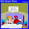 Cartoon: Arachnophobia (small) by toons tagged spiders,spiderman,fear,of
