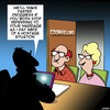 Cartoon: Counselling (small) by toons tagged marriage,counselling,hostage,situation