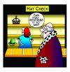 Cartoon: describe it to me (small) by toons tagged royalty,royal,family,crown,hat,check,hats,theartre