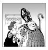 Cartoon: devil of a tatoo (small) by toons tagged tatoos devil bishop clergy cardinal priests god priest