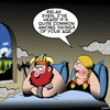 Cartoon: Erectile dysfunction (small) by toons tagged impotence,viagra,erectile,dysfunction,horny,vikings