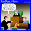Cartoon: False pretenses (small) by toons tagged throwing,dog,ball,pretending,to,throw