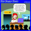 Cartoon: First class passengers (small) by toons tagged boarding,gates,coach,class,economy,flight,time