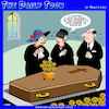Cartoon: GPS tracking (small) by toons tagged tracking,device,funerals,death,baggage,finder