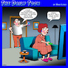 Cartoon: Having an affair (small) by toons tagged unfaithful,voicemail,affairs,pool,cleaner
