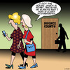 Cartoon: Housekeeper (small) by toons tagged housekeeping,tidy,house,divorce,court,settlement