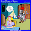 Cartoon: Jousting (small) by toons tagged joust,medieval,knights,duelling