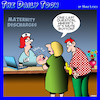 Cartoon: Maternity ward (small) by toons tagged birth,mute,button,crying,baby,hospitals,pregnant