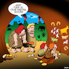 Cartoon: Media room (small) by toons tagged caveman,media,room,parents,retreat,cave,paintings,tv,neanderthal,man