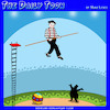 Cartoon: Mime circus (small) by toons tagged mimes,tightrope,circus,acts