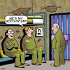 Cartoon: My Accountant (small) by toons tagged accountant,jail,lawyers,prison