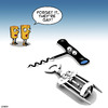 Cartoon: No screw tonight (small) by toons tagged gay,corkscrew,corks,homosexuality,casual,sex,wine,singles,infidelity,clubs,buff,single,girls,online,dating