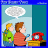 Cartoon: Old phones (small) by toons tagged antiques,dial,tones,ancient,phones