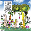 Cartoon: Other people (small) by toons tagged adam,and,eve,dating,love,religion,god,garden,of,eden