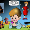 Cartoon: Prayers before bedtime cartoon (small) by toons tagged praying,childrens,prayers,texting