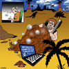 Cartoon: Return to an earlier time (small) by toons tagged laptops,computers,computer,crash,system,restore,prehistoric,dinosaurs