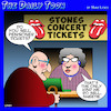 Cartoon: Rolling Stones (small) by toons tagged the,stones,pensioners,aging
