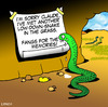 Cartoon: Sorry Claude (small) by toons tagged snakes romance relationships dating infidelity love divorce breaking up reptiles separation marriage