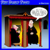 Cartoon: Trade discounts (small) by toons tagged confessional,staff,discount,clergy,priests,sins,discounted
