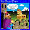 Cartoon: Trojan horse (small) by toons tagged trojans,royalty,princess,pony