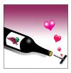 Cartoon: true love (small) by toons tagged wine cabernet corkscrew love relationships shiraz alcohol red benefits alcoholism diving
