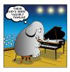 Cartoon: vaguely familiar (small) by toons tagged elephants music piano recitals theartre animals ivory