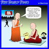Cartoon: Zen cafe (small) by toons tagged farting,buddhist,zen,inner,peace,enlightenment