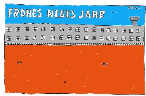 Cartoon: Frohes neues Jahr (medium) by Müller tagged neujahr,sylvester