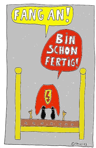 Cartoon: Im Bett 22 (medium) by Müller tagged imbett,bed,roterblitz,flash