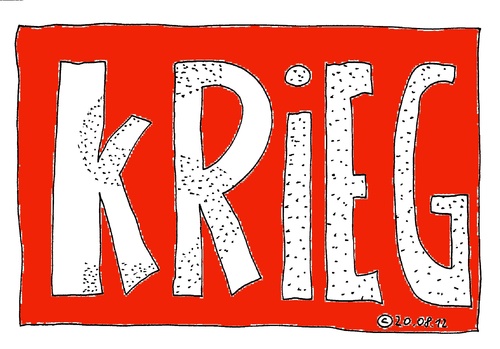 Cartoon: Krieg (medium) by Müller tagged krieg
