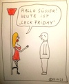 Cartoon: Leck Friday (small) by Müller tagged black,friday