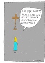 Cartoon: Lieber Gott (small) by Müller tagged gott,gebet,beten,religion